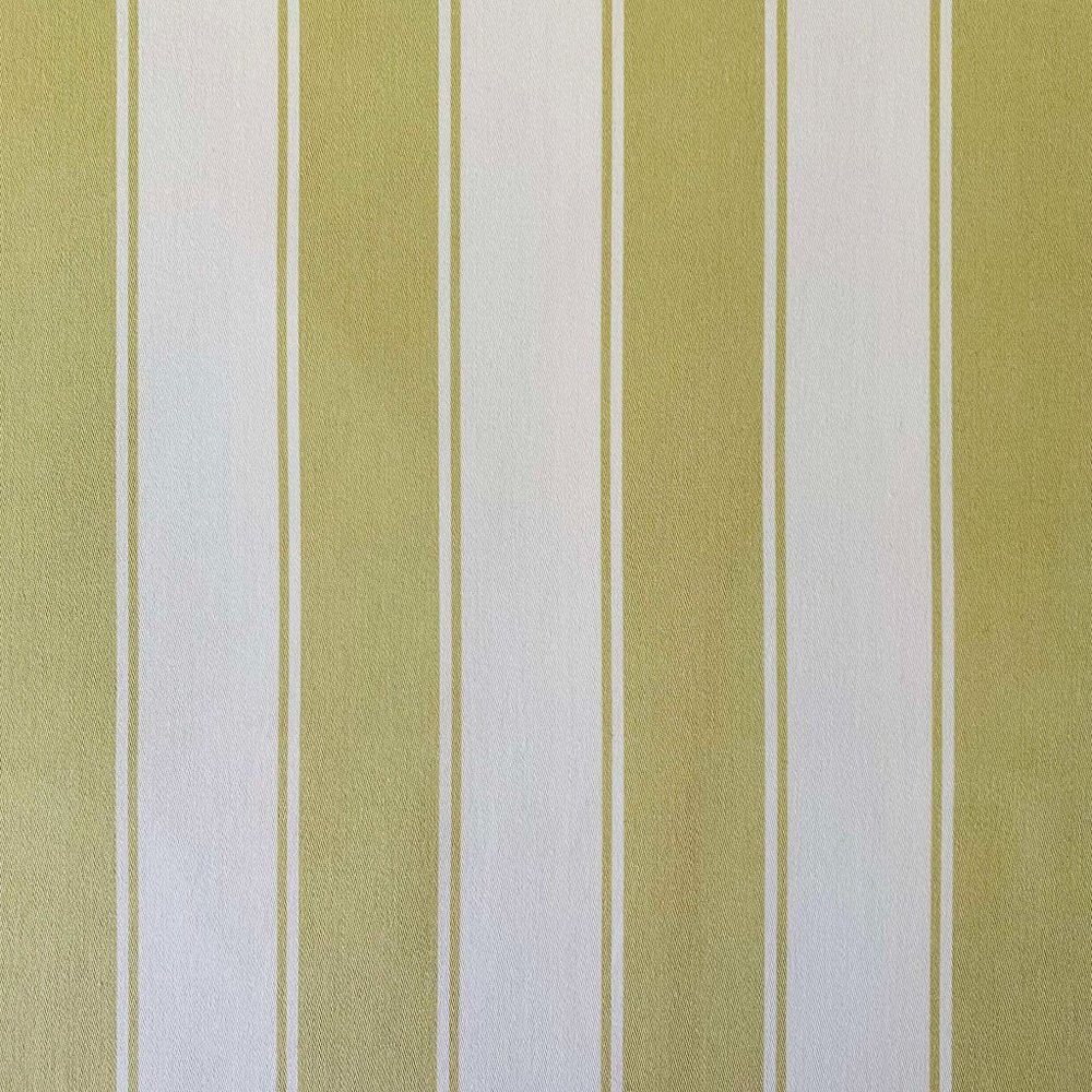 8.7 Yds Free Spirit Designer Vicki Payne Green White Awning Cabana Stripe Fabric